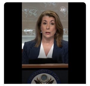 Tamy Bruce, die Sprecherin des US-Außenministeriums