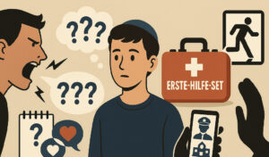 Illustration von Erster Hilfe bei Antisemitismus