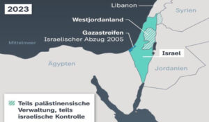 Karte von Israel