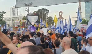 Demonstration in Tel Aviv für die Freilassung der Geiseln