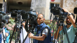 Hamas-Fotografen bei ihrer Arbeit in Gaza