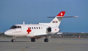 Ein Flugzeug der REga