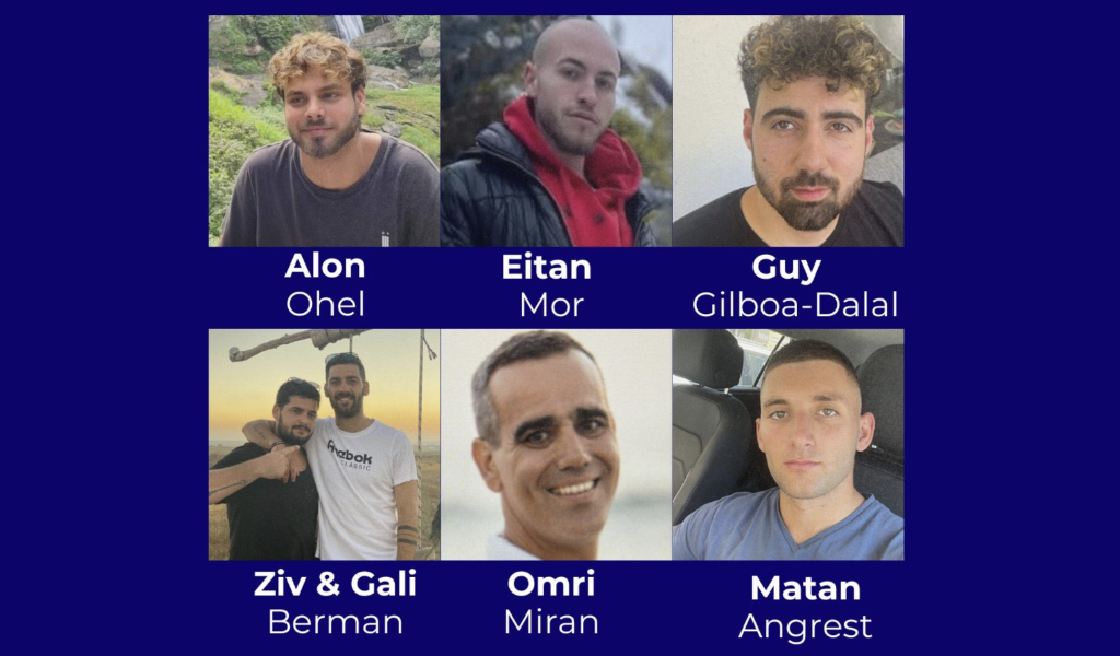 Alon Ohel, Matan Angrest, Eitan Mor, Omri Miran, Guy Gilboa-Dallal, Gali Berman und Ziv Berman