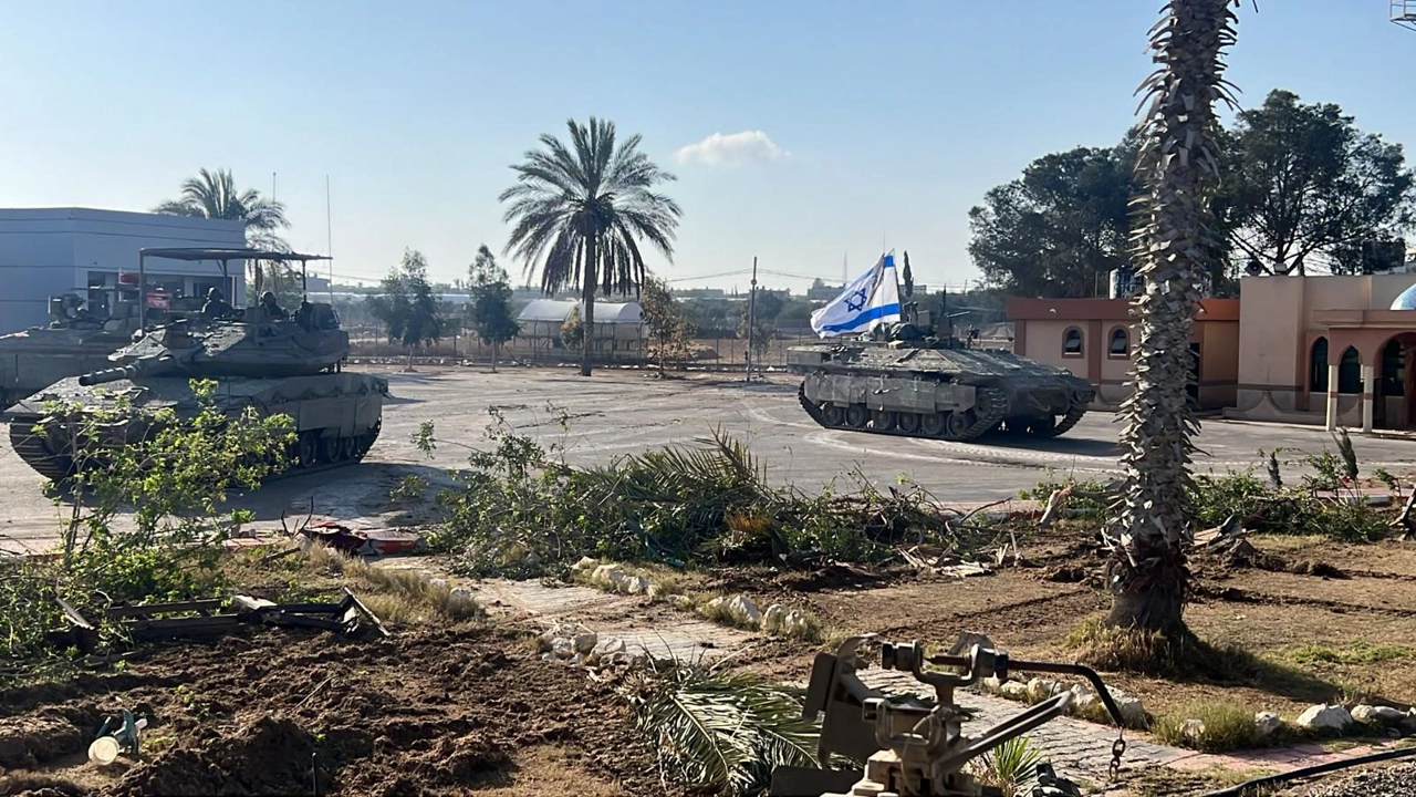 Die IDF nahe Rafah in Gaza
