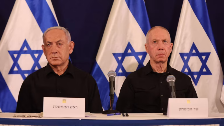 Benjamin Netanyahu und Yoav Gallant