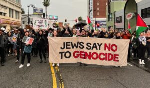 Anti-Zionist protests in the name of Jewish people