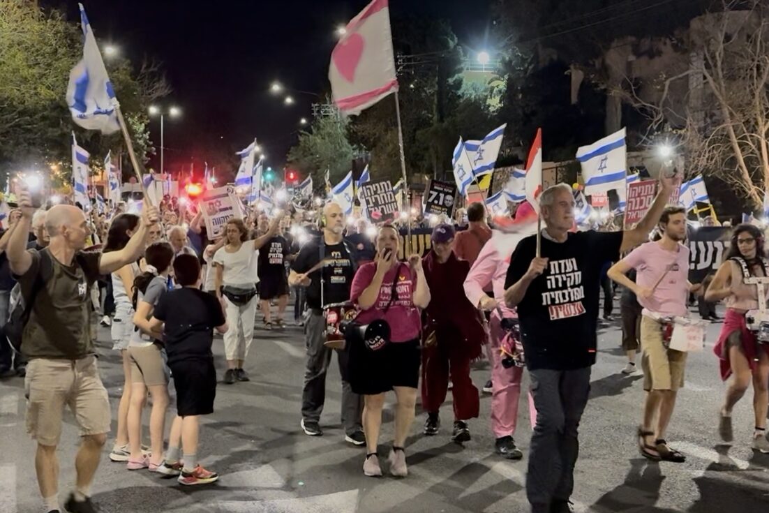 Haifa Jeden Samstagabend, ohne Ausnahme: Demonstration in Haifa