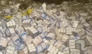 Babynahrung die on der Hamas gestohlen wurde