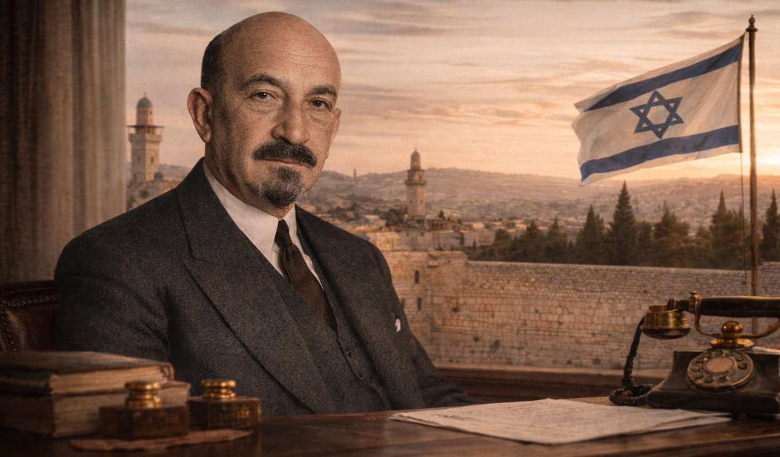 KI erzeugtes Bild von Chaim Weizmann
