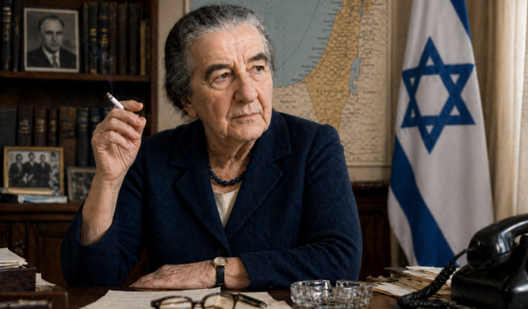 Die erste und einzige Premierministerin Israels, Golda Meir