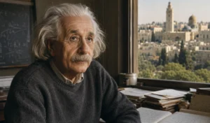 KI generiertes Bild von Albert Einstein