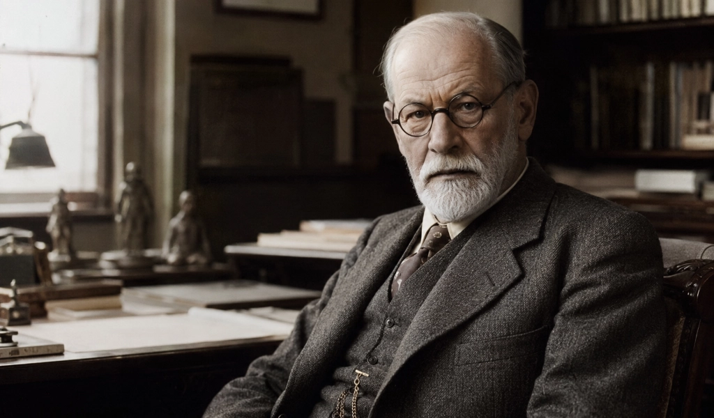 KI generiertes Bild von Sigmund Freud