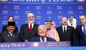 Die konstituierende Sitzung des «Board of Peace» am U.S. Institute of Peace in Washington, D.C., USA, am 19. Februar 2026.