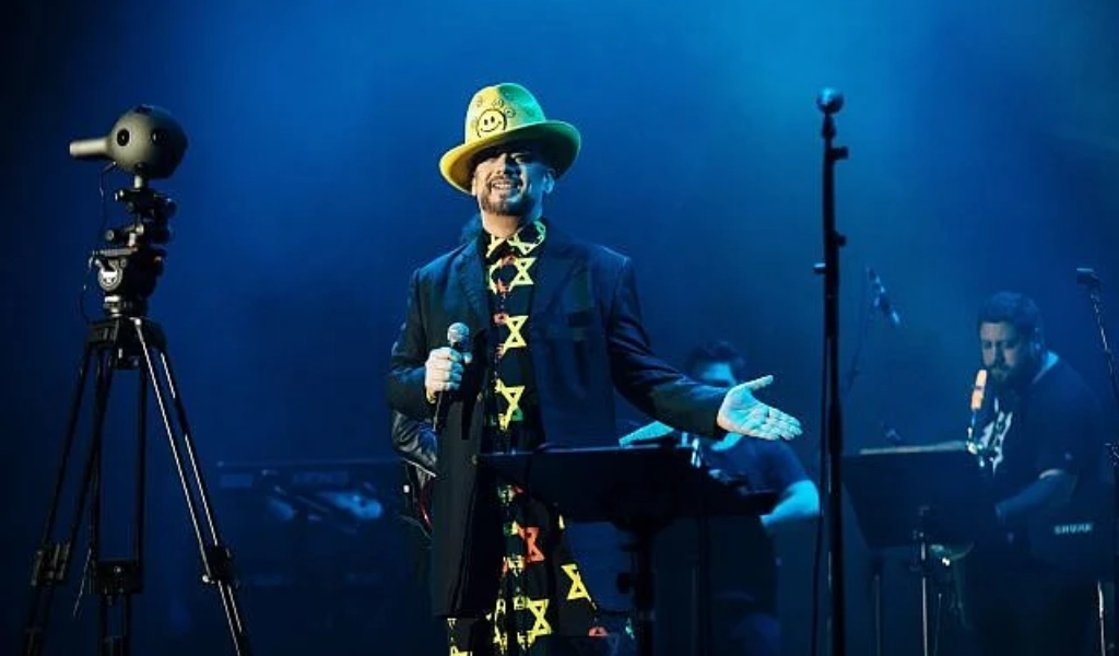 Boy George, der Leadsänger von Culture Club, tritt am 7. November 2017 bei einem Konzert in Tel Aviv auf.