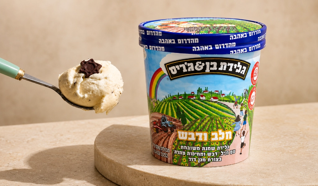 Die neue Eissorte „Milk and Honey“ von Ben & Jerry’s ist eine Hommage an die Gemeinden im Süden Israels