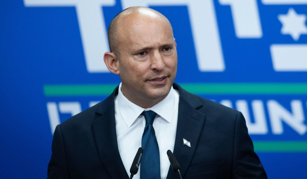 Naftali Bennett bei einem Wahlkampfauftritt