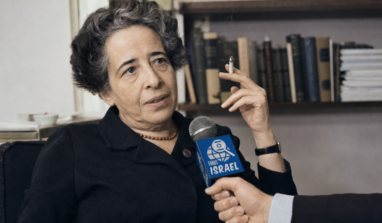 Hannah Arendt im fiktiven Interview mit FokusIsrael